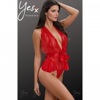 Red Teddy Bodysuit Lingerie