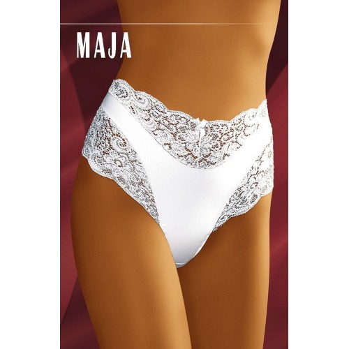 White Full Knickers With Lace Available In Black Or White Up To UK Size 16