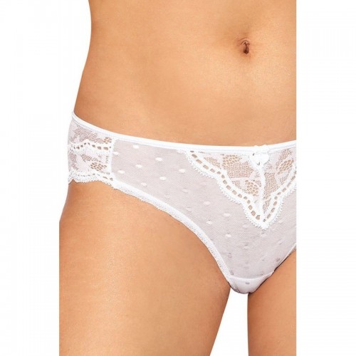 White Knickers With A Bow In The Centre