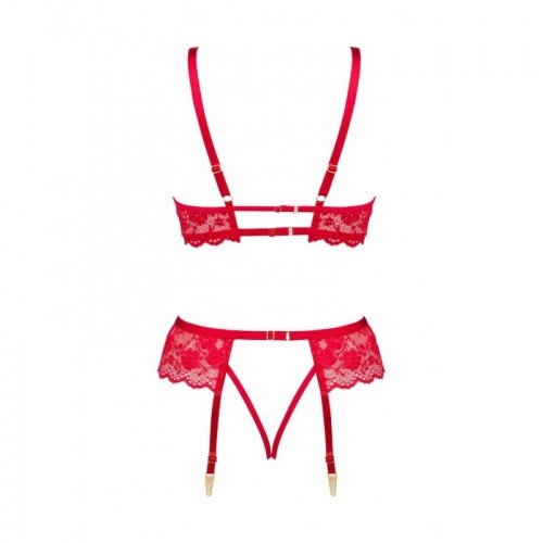 Red The Rose Lingerie Set Red Is A Perfect Gift Choice Its Deep Colour & Subtle Finishes Make This Lingerie