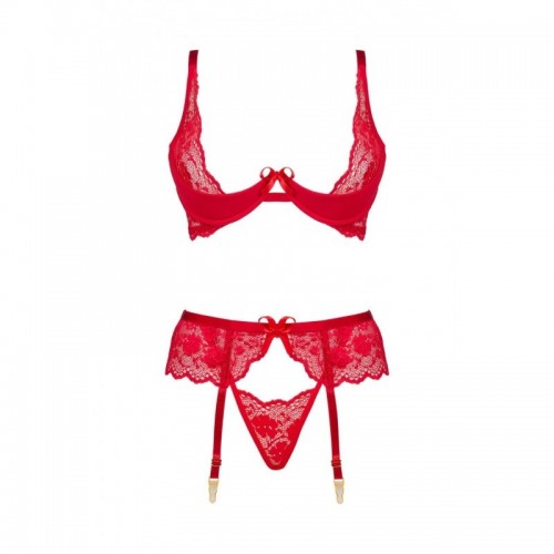 Red The Rose Lingerie Set Red Is A Perfect Gift Choice Its Deep Colour & Subtle Finishes Make This Lingerie