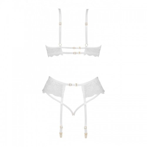 White Rose Lingerie Set