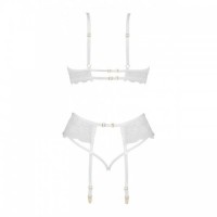 White Rose Lingerie Set