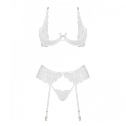 White Rose Lingerie Set