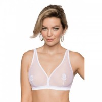 White Stunning Soft Cup Bra From Roza Lisbet