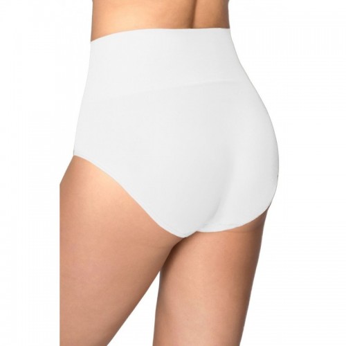 White Italian-Made Seamless Tummy Control Culotte Midi Knickers