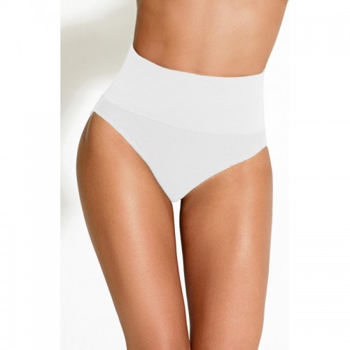 White Italian-Made Seamless Tummy Control Culotte Midi Knickers