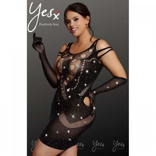 Black Plus-Size Bodystocking