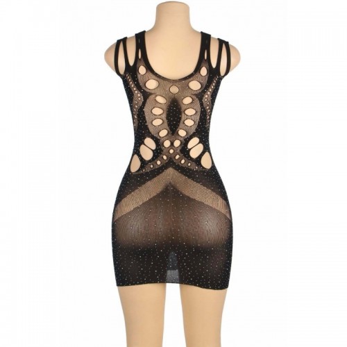 Black Plus-Size Bodystocking