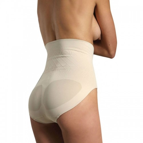 Beige High Waist Shaping Knickers Firm Compression