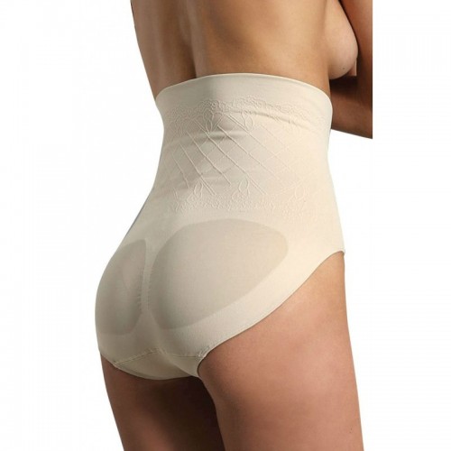 Beige High Waist Shaping Knickers Firm Compression