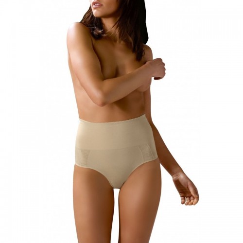 Moderate Compression Beige Microfibre Shaping Knickers