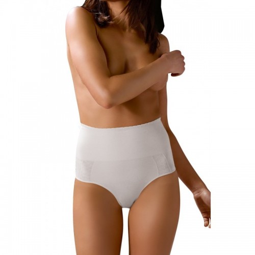 Moderate Compression White Microfibre Shaping Knickers