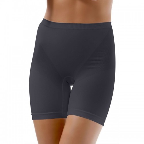 Moderate Compression Black Shaping Short With Tummy Control