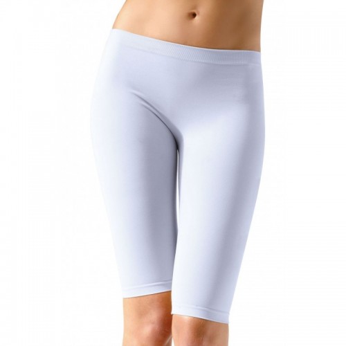 Moderate Compression White Short Leggings