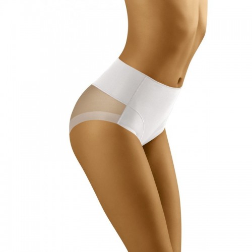 White Mid-Waist Tummy Control Breathable Shapewear