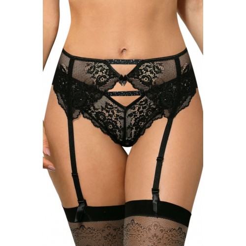 Black Suspender Belt