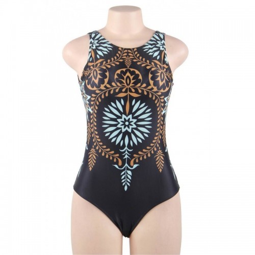 Navy Blue One-Piece Swimsuit