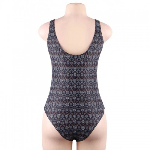 Navy Blue One-Piece Swimsuit