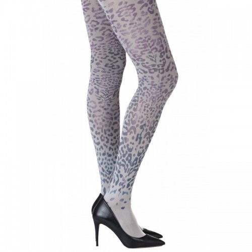 All-Over Leopard Printed Tights