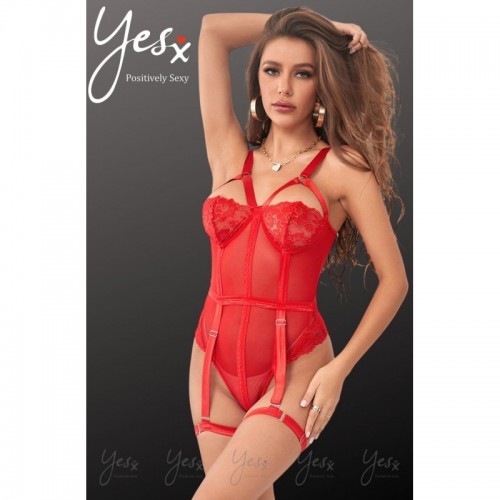 Red Bodysuit Lingerie