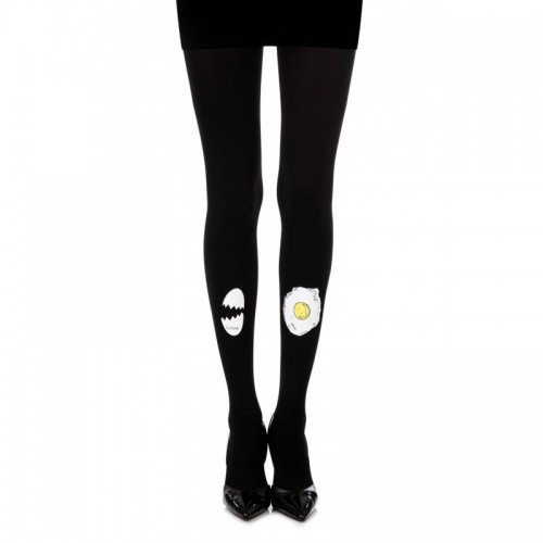 20 Denier Skin Colour Tights With Print