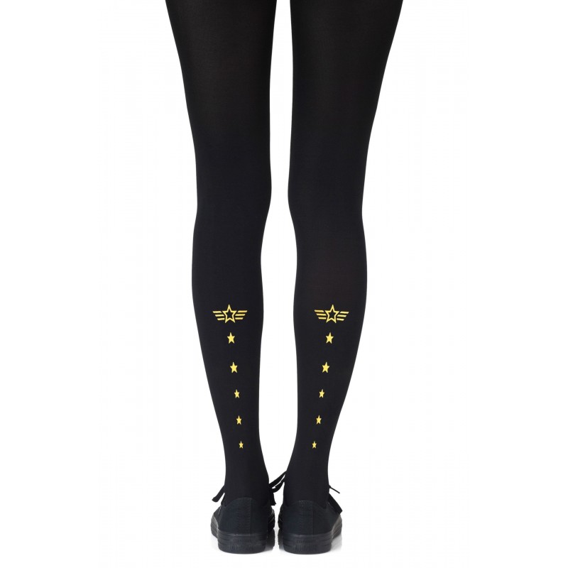 Black & Yellow Wings Tights