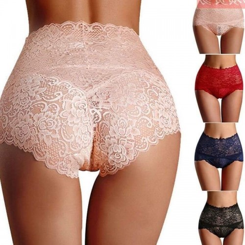 High Waist Stretch Lace French Knicker Underwear | Womens Underwear & Nightwear by IBA