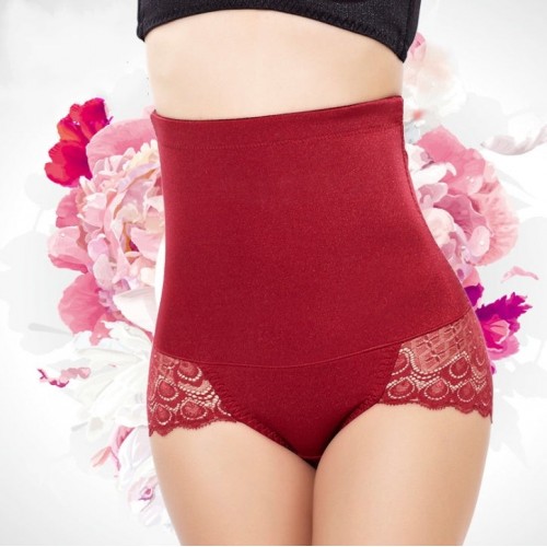 Tummy Control Lace Trimmed Knickers | Red, Black or Nude | Womens Underwear & Nightwear by IBA