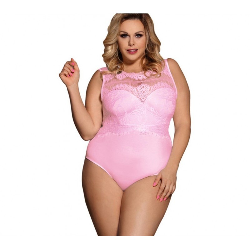 Black, White or Pink Plus Size Teddy Bodysuit Lingerie | Womens Underwear & Nightwear by IBA