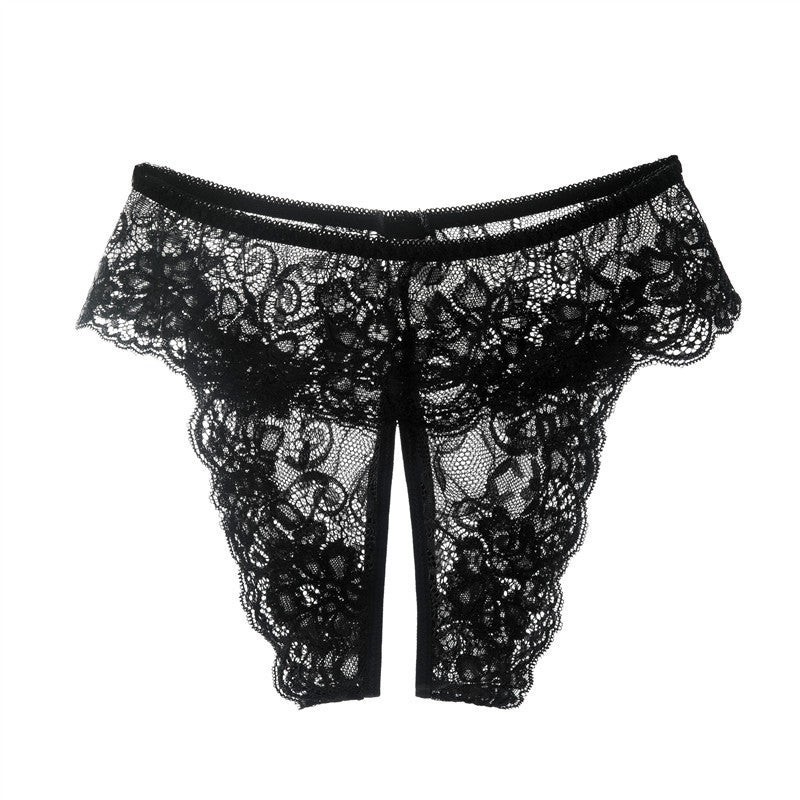 Sexy  Lace Open-Crotch French Knickers Thong Underwear - Plus Size | Womens Underwear & Nightwear by IBA