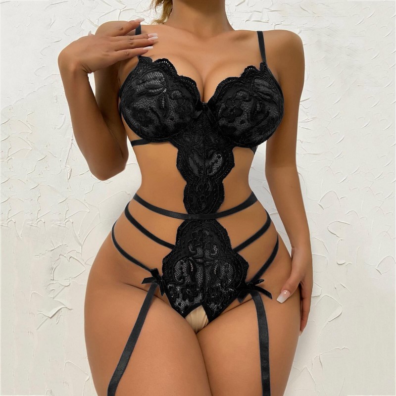 Open-Crotch Lace Teddy Lingerie | Womens Underwear & Nightwear by IBA