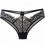 Lace Cross Cutout Sexy Knickers | White or Black | Womens Underwear & Nightwear by IBA