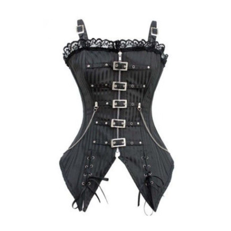 Steam Punk Gothic Corset | Red or Black | Womens Underwear & Nightwear by IBA