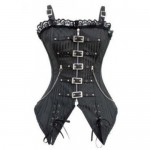 Steam Punk Gothic Corset | Red or Black | Womens Underwear & Nightwear by IBA